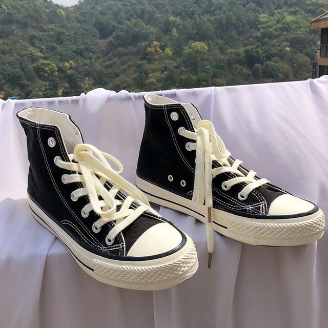 New Spring High Top Men Casual Vulcanize Shoes