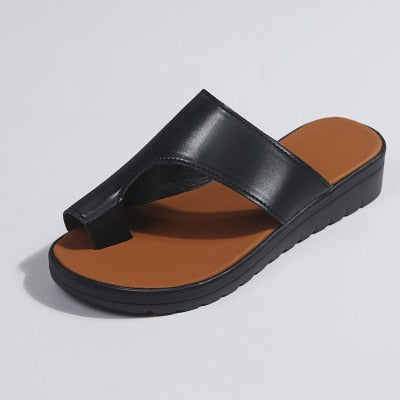 Ladies Casual Soft Big Toe Foot Correction Sandal