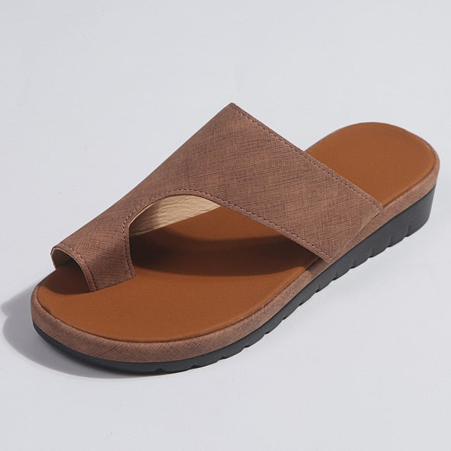Ladies Casual Soft Big Toe Foot Correction Sandal
