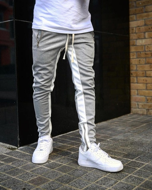 Mens Joggers Casual Pants Fitness Men Sportswear Tracksuit