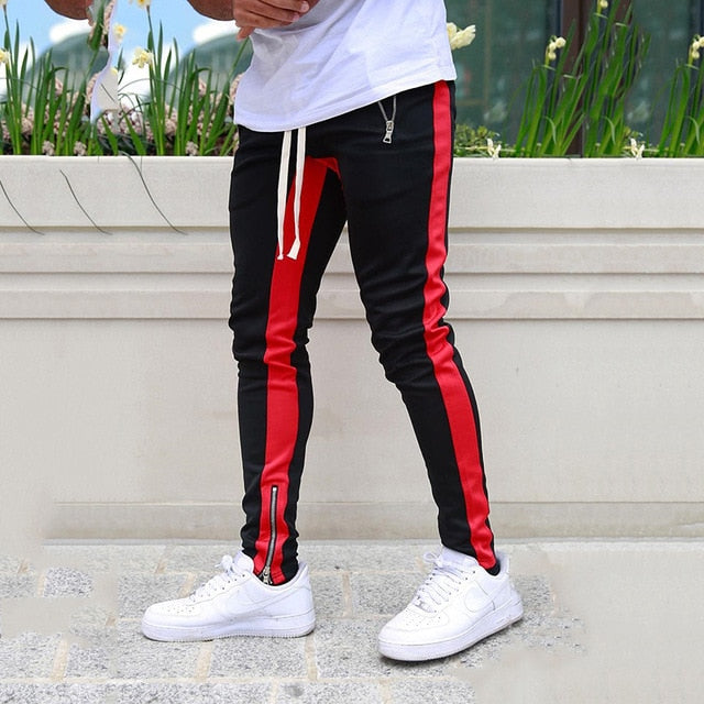 Mens Joggers Casual Pants Fitness Men Sportswear Tracksuit