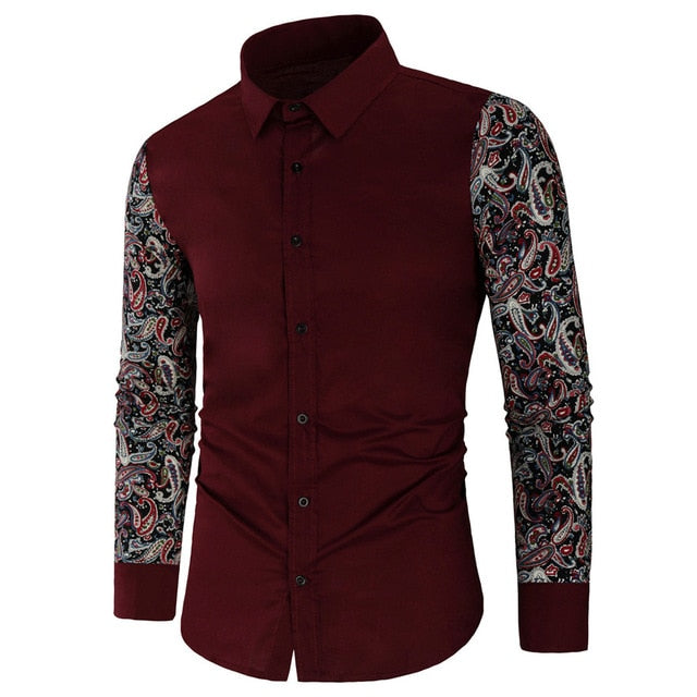 Fashion Mens Needle show Autumn Long Sleeve