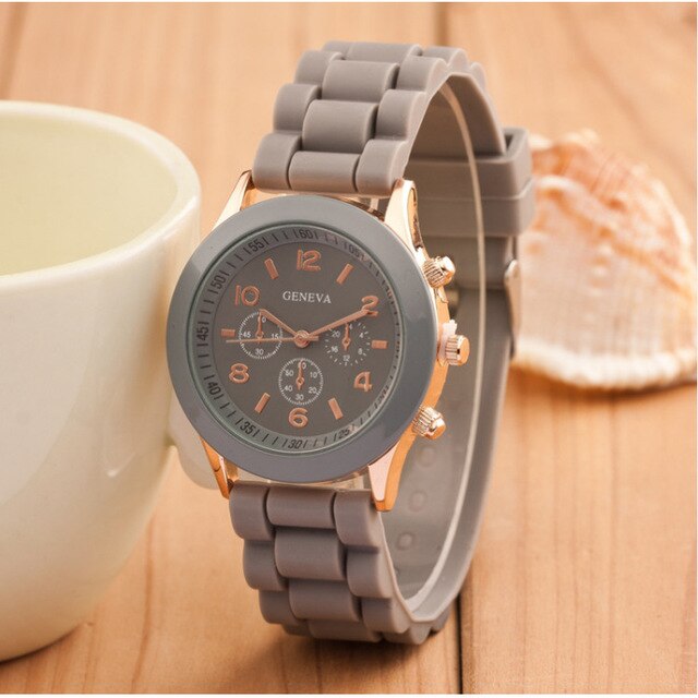 Luxury Brand Silicone quartz watch