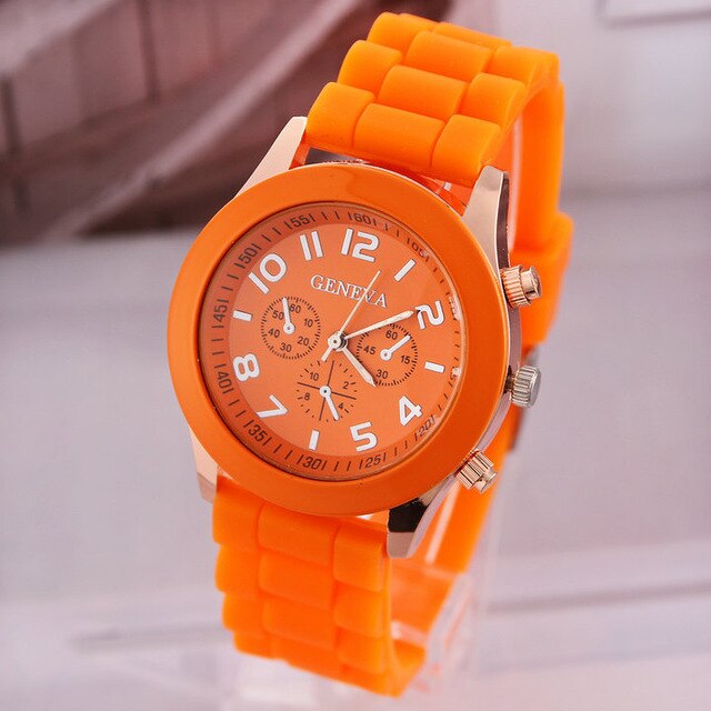 Luxury Brand Silicone quartz watch