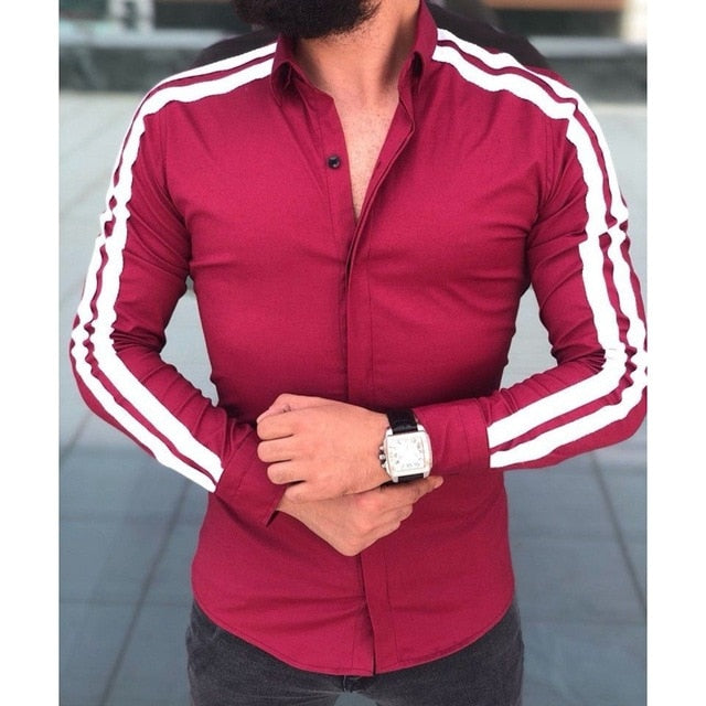 Wedding Long Sleeve Slim Fit Top Patchwork HOT