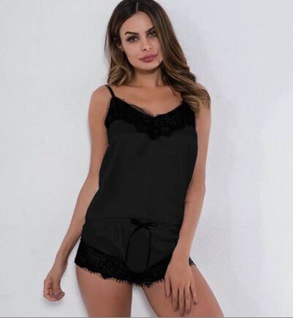 Sexy Satin Lingerie Underwear