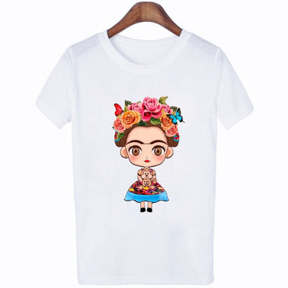 Women T-shirt Cute Printing Short Sleeved