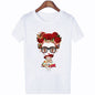 Women T-shirt Cute Printing Short Sleeved