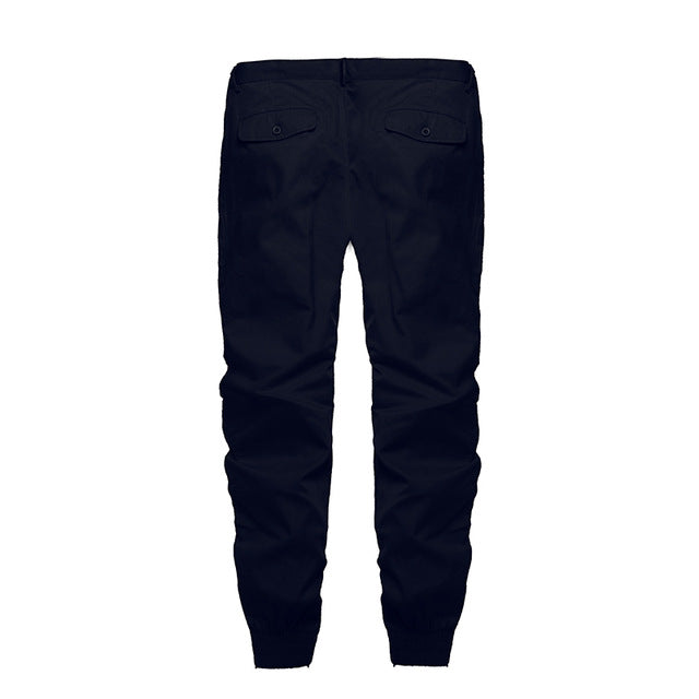 Men Casual Trousers Joggers Slim Fit