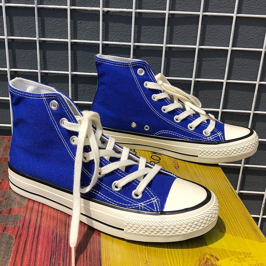 New Spring High Top Men Casual Vulcanize Shoes