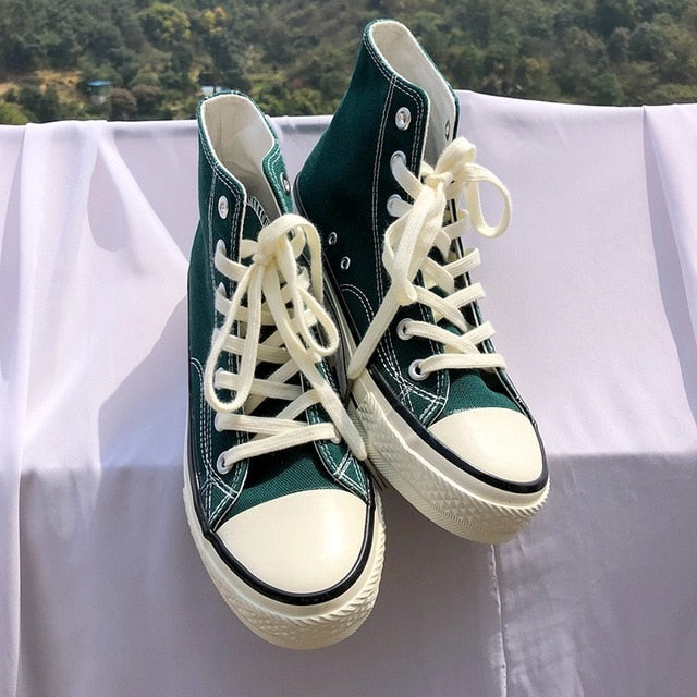 New Spring High Top Men Casual Vulcanize Shoes