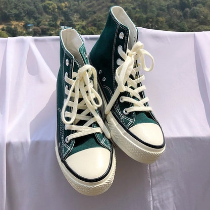 New Spring High Top Men Casual Vulcanize Shoes