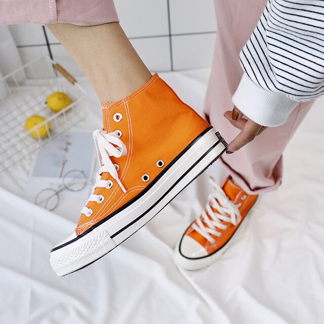 New Spring High Top Men Casual Vulcanize Shoes