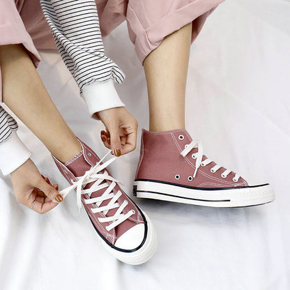 New Spring High Top Men Casual Vulcanize Shoes