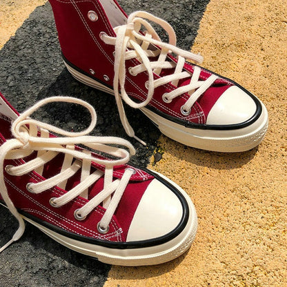 New Spring High Top Men Casual Vulcanize Shoes