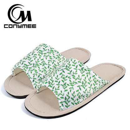 Winter Men Home Indoor Slippers Flip Flops Soft