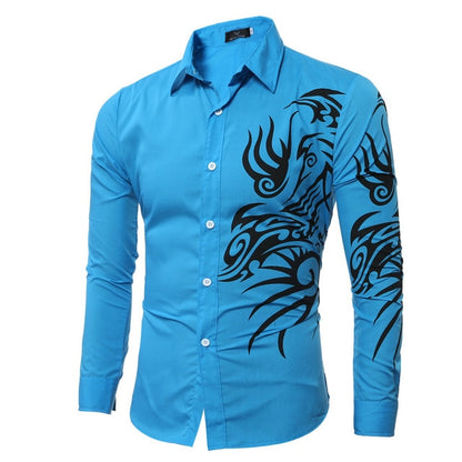 Hawaiian Shirt Male Casual