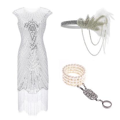 Beaded Flapper Party Dress