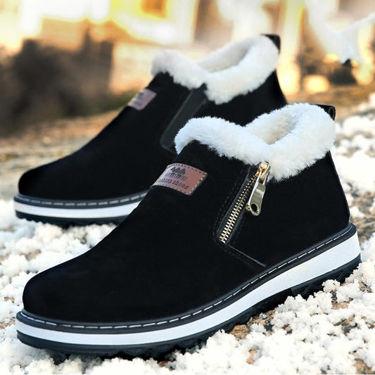 velvet winter boots plush boots