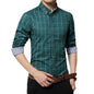 Long Sleeve Formal Men Shirt Turn-down Collar