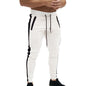 New Fitness Trousers Stitching Elastic Soft Slim Fit Sports Pencil Pants