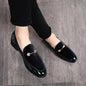 Fashion Pointed Toe Dress Shoes Men Loafers