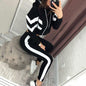 Europe and the United States autumn new fashion classic striped