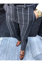 Fashion Plus Size Men Casual Slim Fit Skinny Business Formal Suit Dress Pants Slacks Trousers New