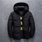 Men High Quality Fashion Casual Coat Hood Thick Warm Waterproof Down Jacket