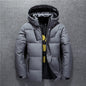 Men High Quality Fashion Casual Coat Hood Thick Warm Waterproof Down Jacket