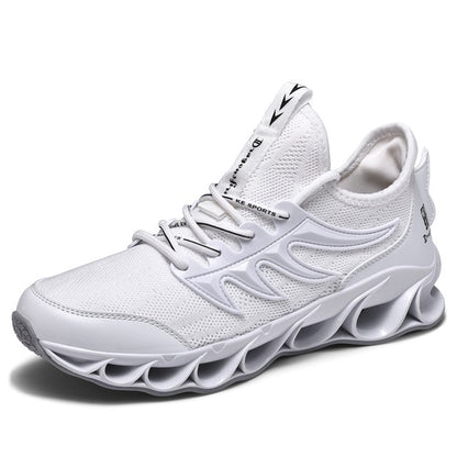 Men Jogging Walking Sports Shoes High-quality Lace-up Athietic Breathable Blade Sneakers