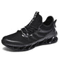 Men Jogging Walking Sports Shoes High-quality Lace-up Athietic Breathable Blade Sneakers