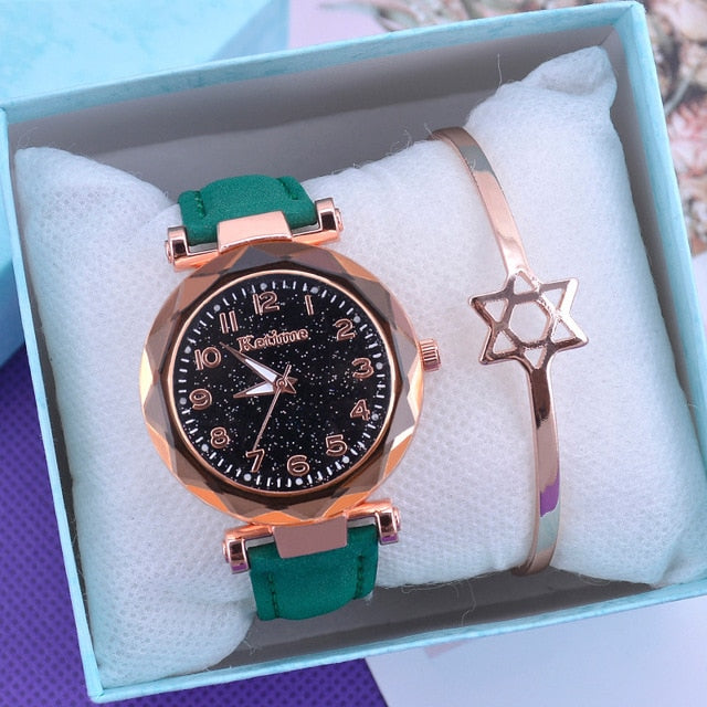 Fashion Starry Sky Women Watches