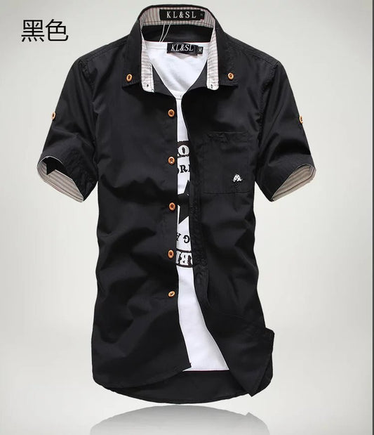 Business casual dress MEN'S shirt