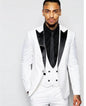 Elegant Grey Men Suit Prom Tuxedo Slim Fit 3 Piece (Jacket+Vest+Pants) Groom Wedding Suits For Men Custom Blazer