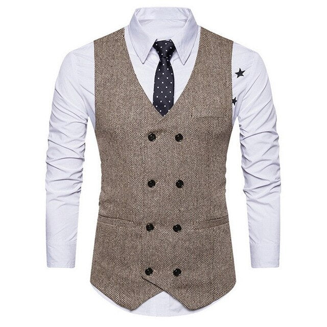 Men's Business Casual Clothing Groomsman three-piece Suit Blazers Jacket Pants Trousers Vest Sets