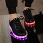 Lovers Lighted Footwear Fashion White Sneakers