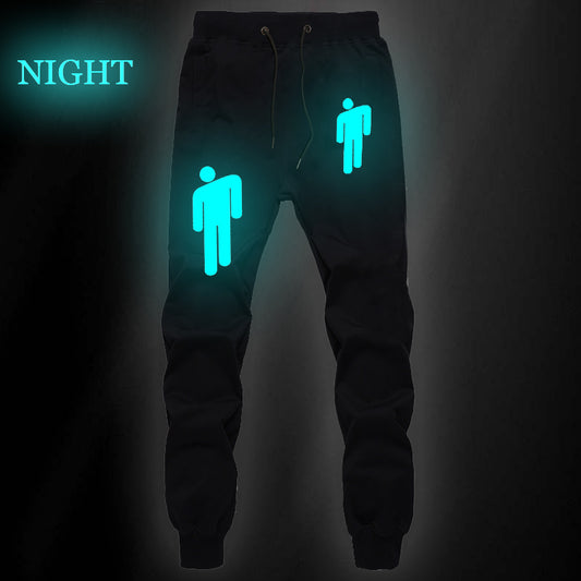 Billie Eilish Sports Pants Luminous Boys Girls Workout Pants