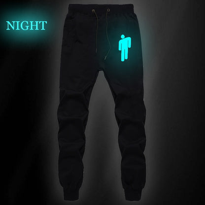 Billie Eilish Sports Pants Luminous Boys Girls Workout Pants