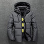 Men High Quality Fashion Casual Coat Hood Thick Warm Waterproof Down Jacket