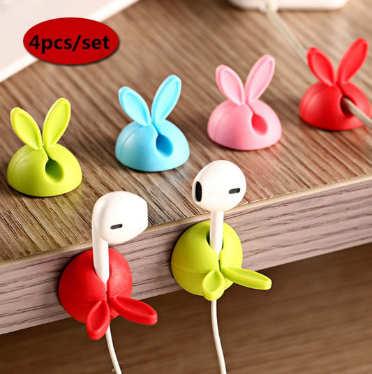 Silicone Rabbit Ear Kitchen Wire Fixing Device