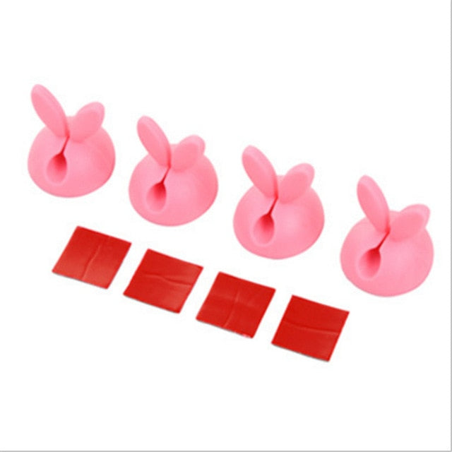 Silicone Rabbit Ear Kitchen Wire Fixing Device