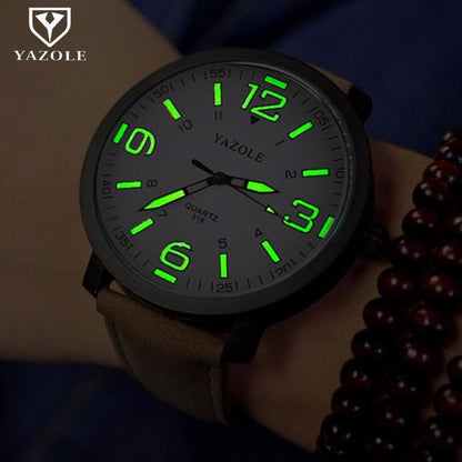 Luminous Male Clock Quartz Watch