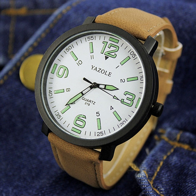 Luminous Male Clock Quartz Watch