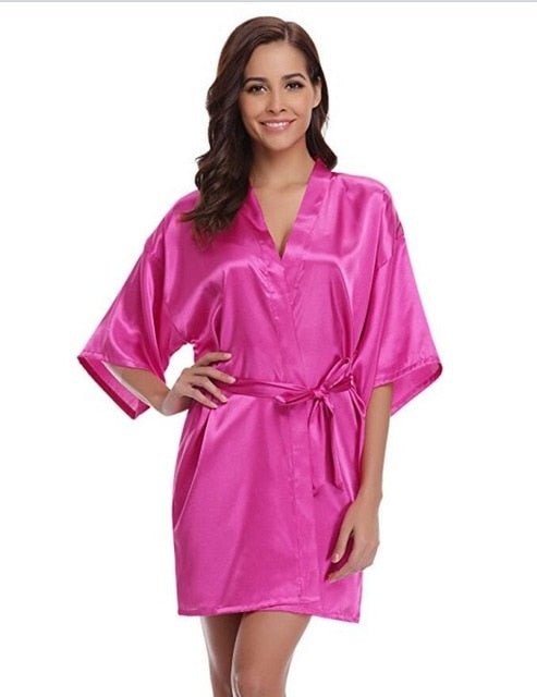 Women Silk Bridesmaid Robes