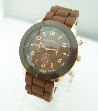 Luxury Brand Silicone quartz watch