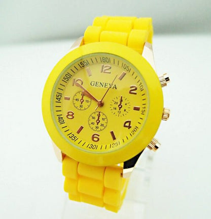 Luxury Brand Silicone quartz watch