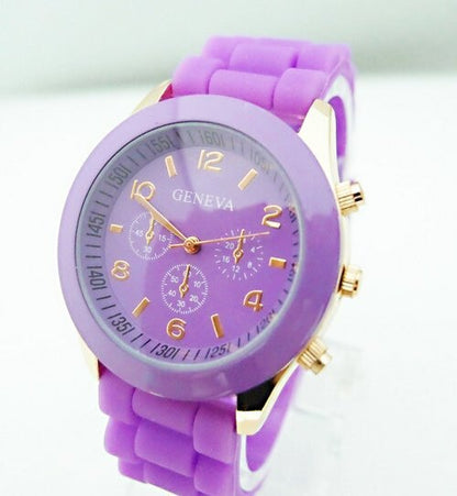 Luxury Brand Silicone quartz watch