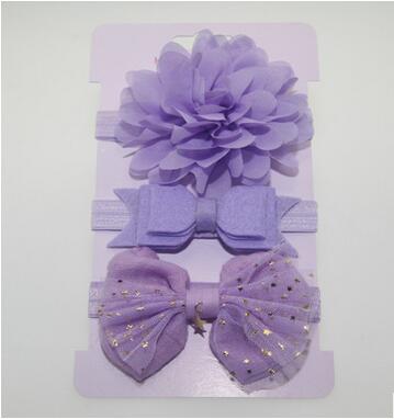 3Pcs Baby Elastic flower headband