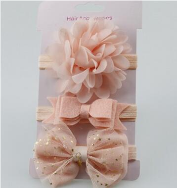 3Pcs Baby Elastic flower headband